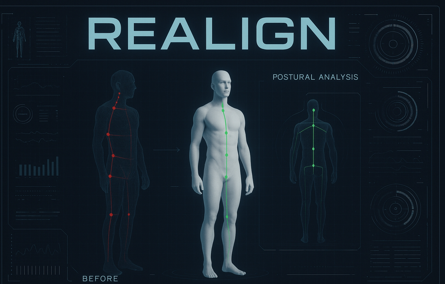 AI-powered posture analysis for R8 REALIGN stage